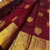 Tantalizing Maroon Soft Banarasi Silk Saree With Staring Blouse Piece