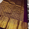 Transcendent Purple Soft Banarasi Silk Saree With Beguiling Blouse Piece