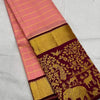 Cynosure Pink Soft Silk Saree With Dazzling Blouse Piece
