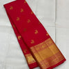 Proficient Red Soft Banarasi Silk Saree With Seraphic Blouse Piece