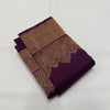 Intricate Purple Soft Banarasi Silk Saree With Seraphic Blouse Piece