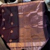 Trendy Purple Soft Banarasi Silk Saree With Forbearance Blouse Piece
