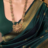 Excellent Dark Green Soft Banarasi Silk Saree With Rhapsodic Blouse Piece