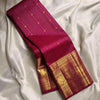Splendiferous Dark Pink Soft Banarasi Silk Saree With Stylish Blouse Piece