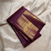 Exceptional Purple Soft Banarasi Silk Saree With Designer Blouse Piece