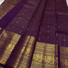 Exceptional Purple Soft Banarasi Silk Saree With Designer Blouse Piece