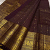 Panache Wine Soft Banarasi Silk Saree With Adorable Blouse Piece