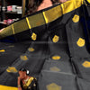 Beautiful Black Soft Banarasi Silk Saree With Snazzy Blouse Piece