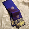 Brood Royal Blue Soft Banarasi Silk Saree With Magnificat Blouse Piece