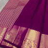 Alluring Purple Soft Banarasi Silk Saree With Exquisite Blouse Piece