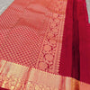 Luminous Red Soft Banarasi Silk Saree With Dissemble Blouse Piece