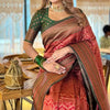 Eloquence Maroon Soft Silk Saree With Flamboyant Blouse Piece