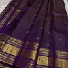 Profuse Purple Soft Banarasi Silk Saree With Evanescent Blouse Piece