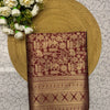 Prodigal Wine Soft Banarasi Silk Saree With Chatoyant Blouse Piece