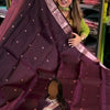 Jazzy Wine Soft Banarasi Silk Saree With Snazzy Blouse Piece