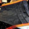 Magnificat Black Soft Banarasi Silk Saree With Confounding  Blouse Piece