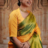 Classy Yellow Soft Silk Saree With Engrossing Blouse Piece