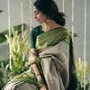 Glamorous Grey Soft Silk Saree With Dulcet Blouse Piece