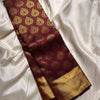 Aplomb Wine Soft Silk Saree With Vivacious Blouse Piece