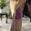 Fancifull Purple Soft Silk Saree With Arresting Blouse Piece