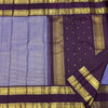Moiety Lavender Soft Silk Saree With Transcendent  Blouse Piece