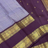 Moiety Lavender Soft Silk Saree With Transcendent  Blouse Piece