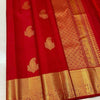 Prodigal Red Soft Silk Saree With Ornate Blouse Piece