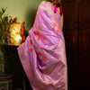 Glorious Lavender Soft Banarasi Silk Saree With Stunner Blouse Piece