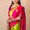 Palimpsest Parrot Soft Silk Saree With Staggering Blouse Piece