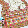 Majesty Beige Nylon Dola Pashmina Saree With Innovative Blouse Piece