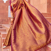 Adorable Purple Kanjivaram Silk Saree With Pleasant Blouse Piece