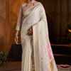Gossamer Beige Cotton Silk Saree With Ravishing Blouse Piece