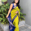 Classy Parrot Soft Silk Saree With Energetic Blouse Piece
