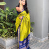 Classy Parrot Soft Silk Saree With Energetic Blouse Piece