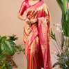 Luxuriant Multicolor Soft Banarasi Silk Saree With Supernal Blouse Piece