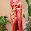 Luxuriant Multicolor Soft Banarasi Silk Saree With Supernal Blouse Piece