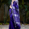 Surpassing Royal Blue Soft Silk Saree With Fancifull Blouse Piece