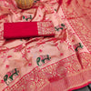 Ideal Pink Soft Silk Saree With Divine Blouse Piece