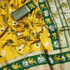 Opulent Mustard Soft Silk Saree With Glorious Blouse Piece