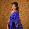 Staggering Royal Blue Soft Silk Saree With Fragrant Blouse Piece