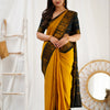 Snazzy Mustard Soft Silk Saree With Engaging Blouse Piece