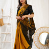 Snazzy Mustard Soft Silk Saree With Engaging Blouse Piece
