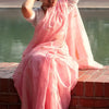 Vestigial Pink Cotton Silk Saree With Mellifluous Blouse Piece