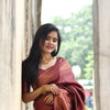 Sumptuous Wine Soft Silk Saree With Pleasurable Blouse Piece