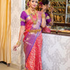 Prodigal Dark Pink Soft Silk Saree With Allure Blouse Piece