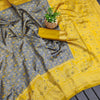 Girlish Grey Soft Silk Saree With Bewitching Blouse Piece