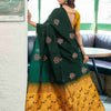 Deserving Dark Green Soft Silk Saree With Wonderful Blouse Piece