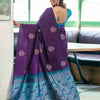 Opulent Purple Soft Silk Saree With Glorious Blouse Piece