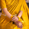 Impressive Yellow Soft Silk Saree With Chatoyant Blouse Piece