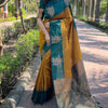 Exemplary Mustard Soft Silk Saree With Gratifying Blouse Piece